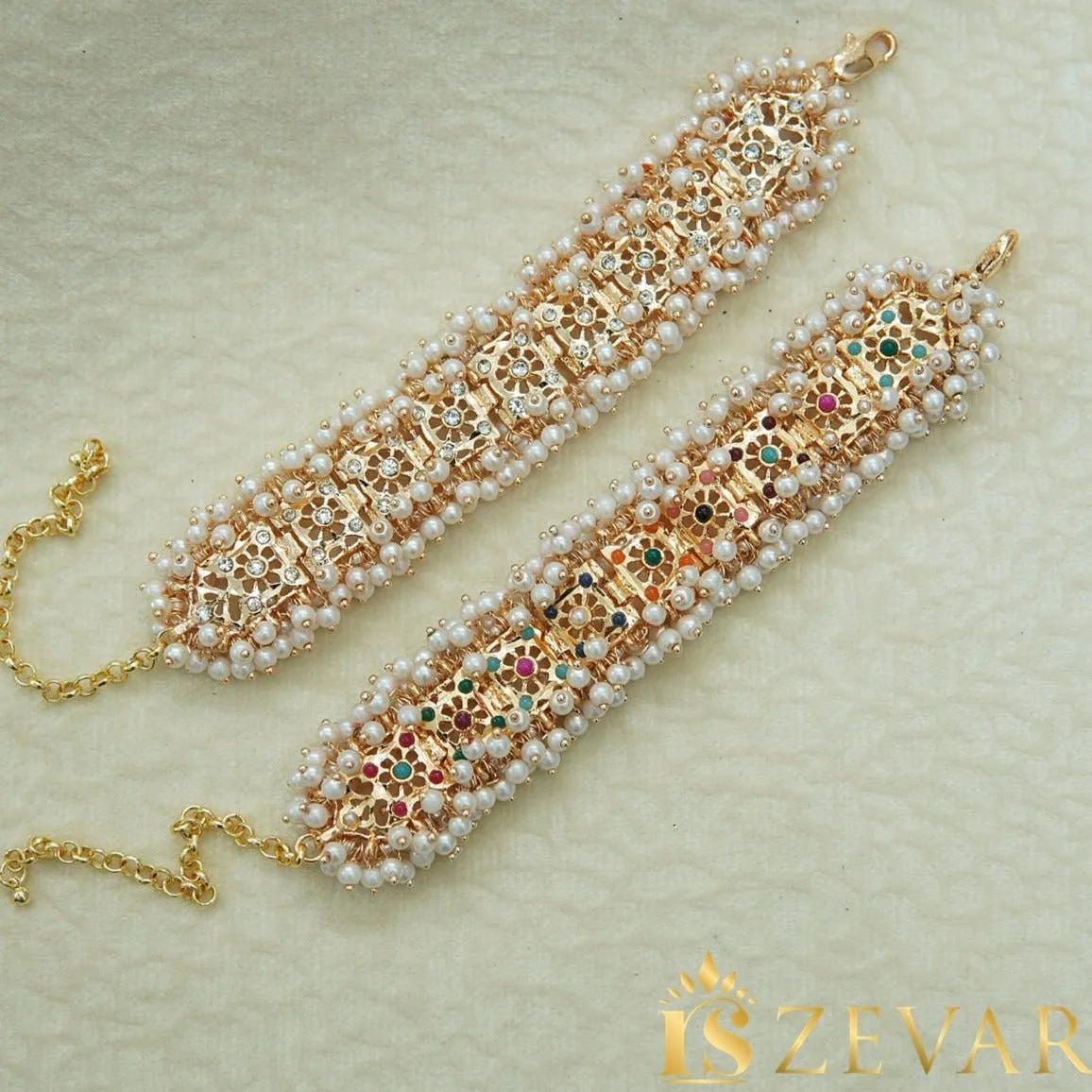 Hyderabadi Double Sided Gajra Bracelet