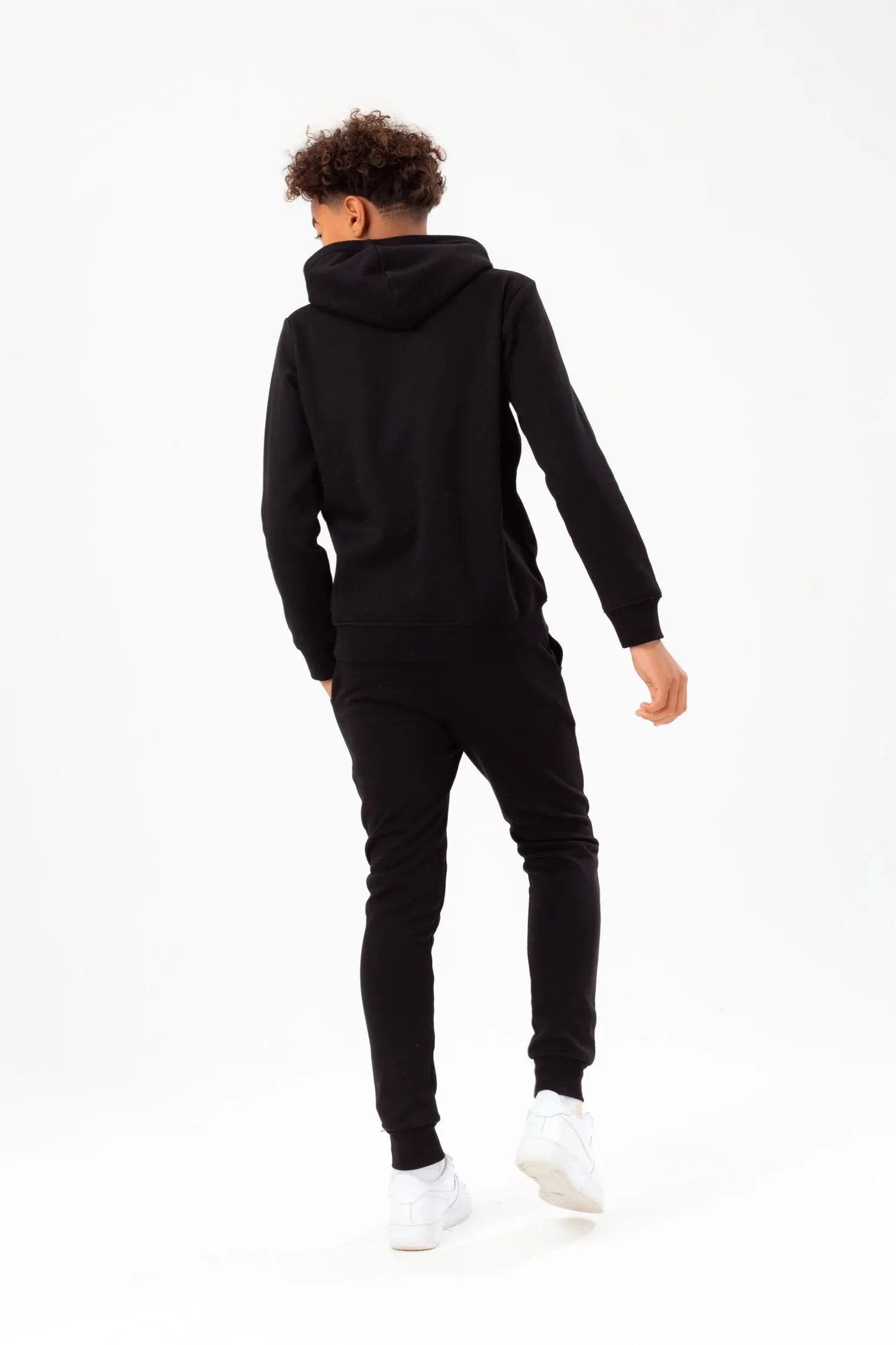 Hype Black Scribble Hoodie Yvlr373