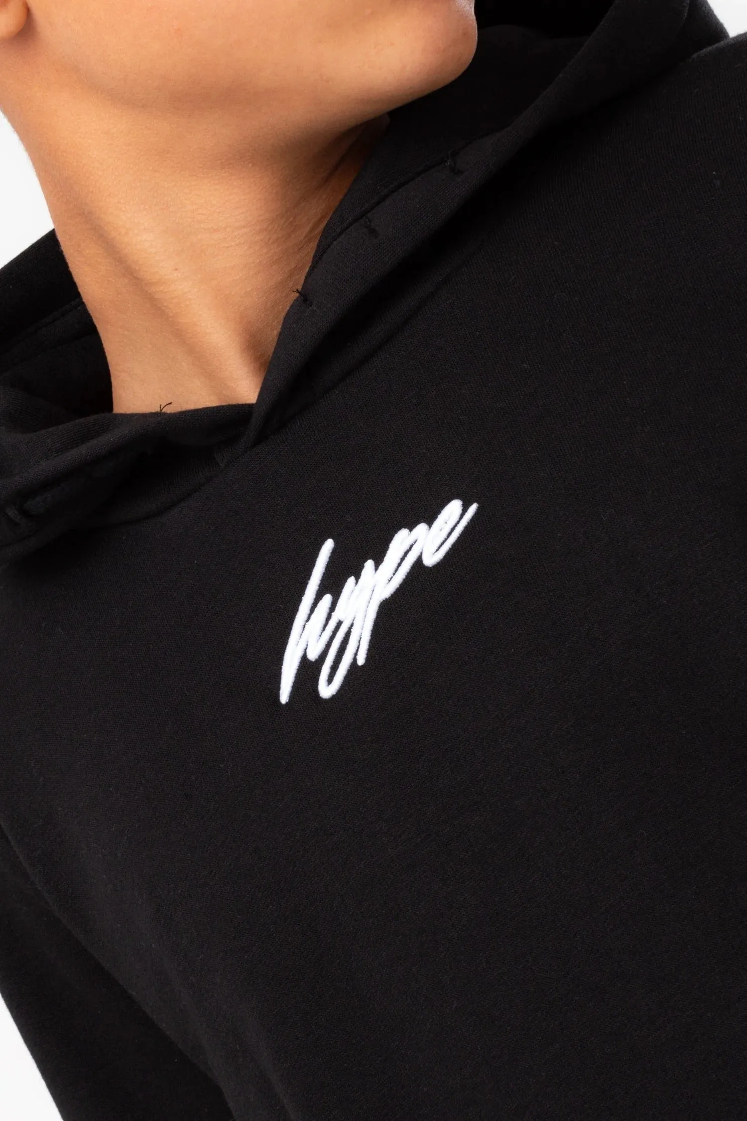 Hype Black Scribble Hoodie Yvlr373