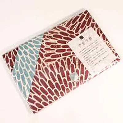 Isamonyou -  Double-Sided Dyeing Kiku (Chrysanthemum) Purple/Light Green- Furoshiki (Japanese Wrapping Cloth)