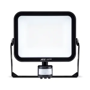 JCC JC091024 NiteFlood LED Floodlight 50W IP65 3000K/4000K/5700K CCT 4500lm  PIR Black   