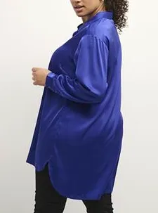 Kaffe Curve  - Kcsasmilla Shirt | Blue