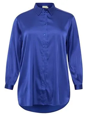 Kaffe Curve  - Kcsasmilla Shirt | Blue