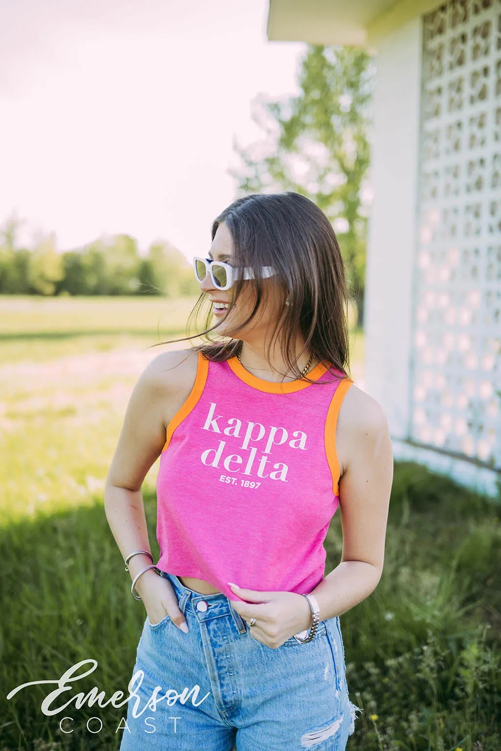 Kappa Delta PR Colorblock Tank