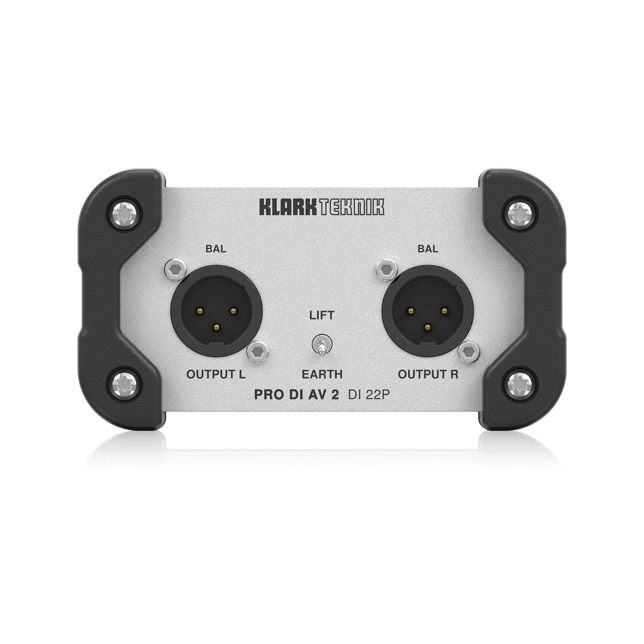 Klark Teknik DI 22P Passive Direct Box w/ Midas Transformer and Extended Dynamic Range