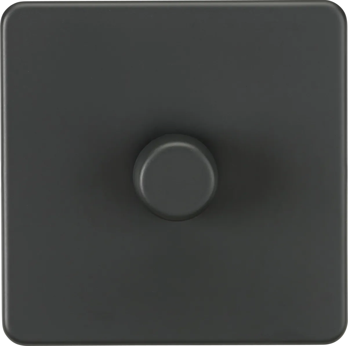 Knightsbridge SF2191AT Screwless 1G 2-Way 10-200W (5-150W LED) Intelligent Dimmer - Anthracite