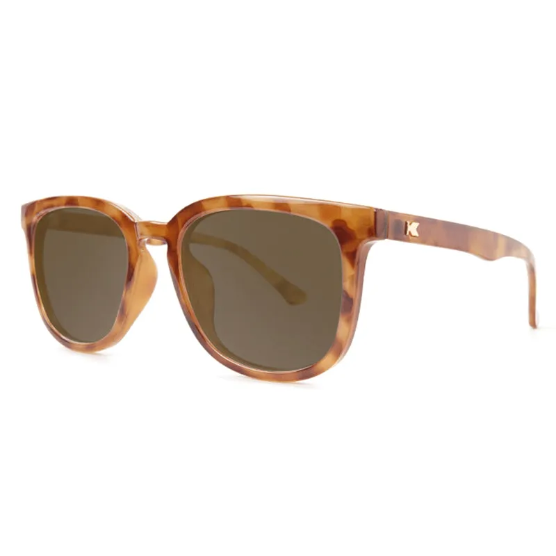 Knockaround® Paso Robles Sunglasses in Blonde Tortoise Amber Polarized