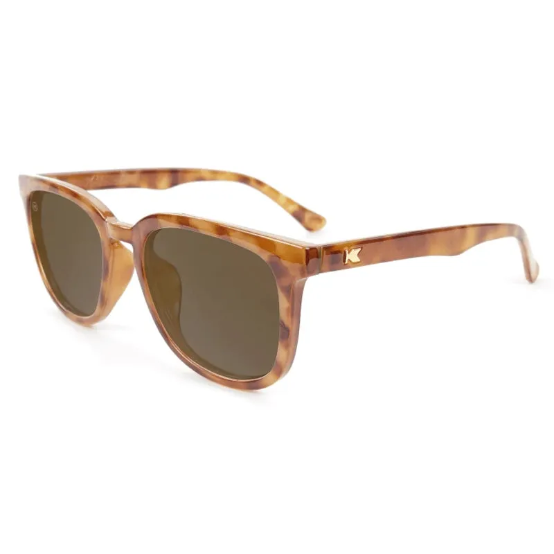 Knockaround® Paso Robles Sunglasses in Blonde Tortoise Amber Polarized