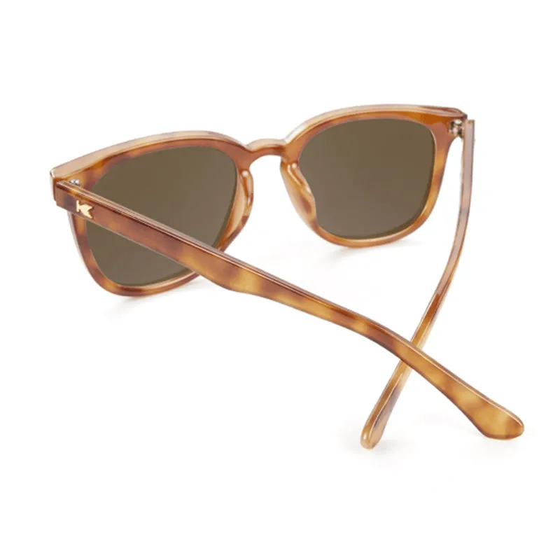 Knockaround® Paso Robles Sunglasses in Blonde Tortoise Amber Polarized