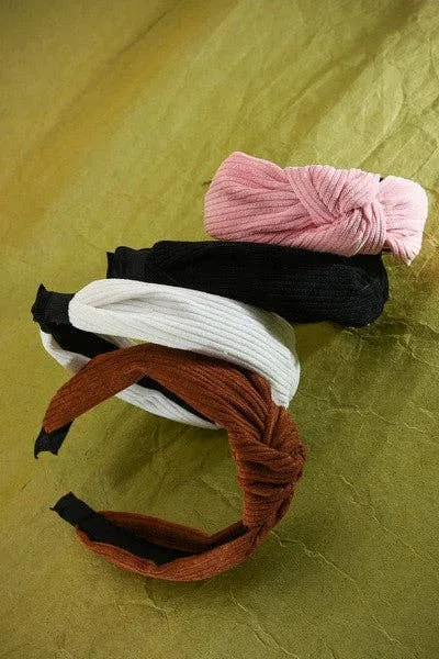 Knotted Corduroy Headband