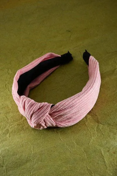 Knotted Corduroy Headband