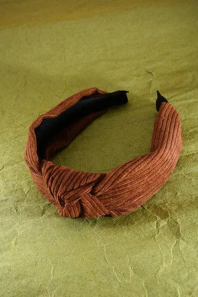 Knotted Corduroy Headband