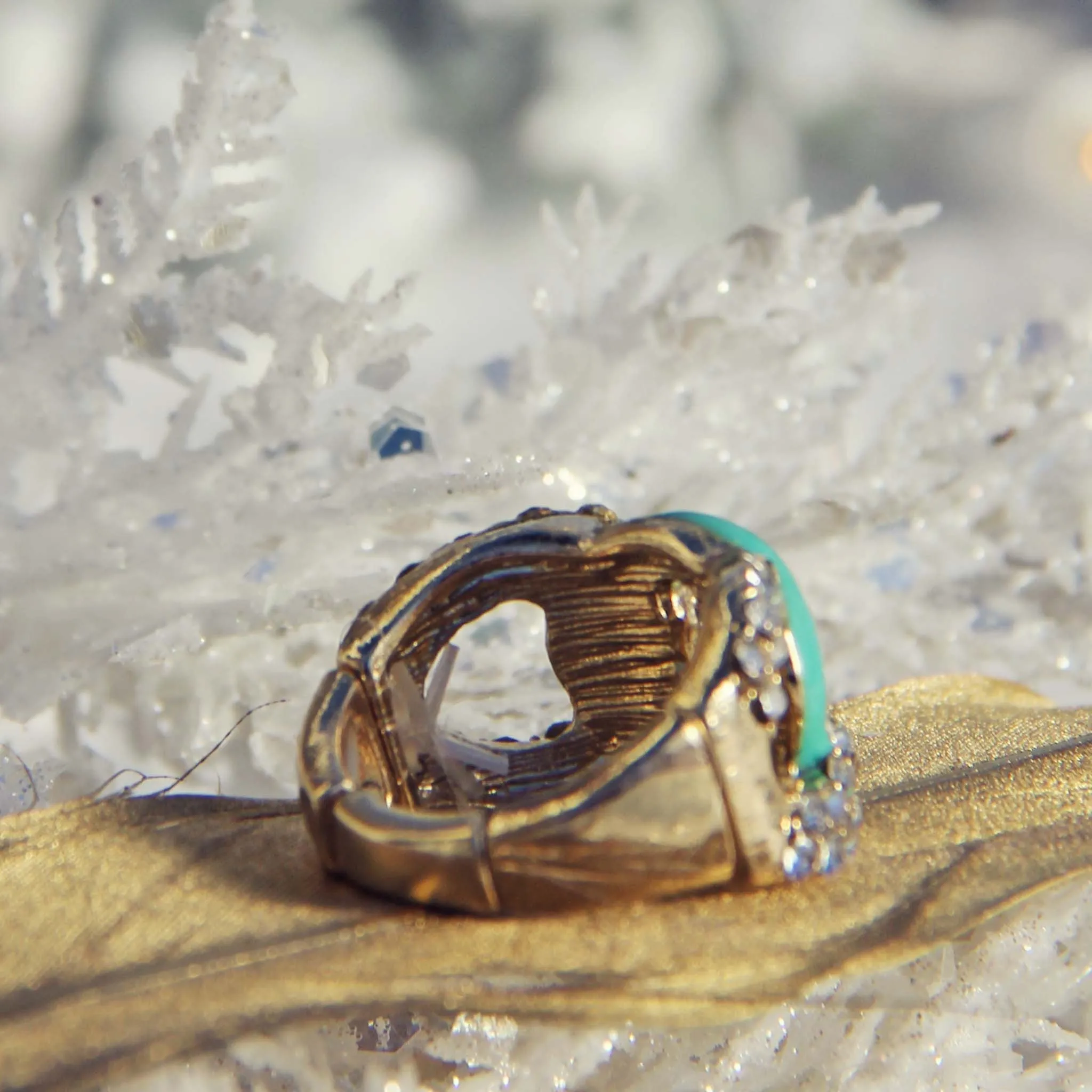 Knotted Ring in Mint
