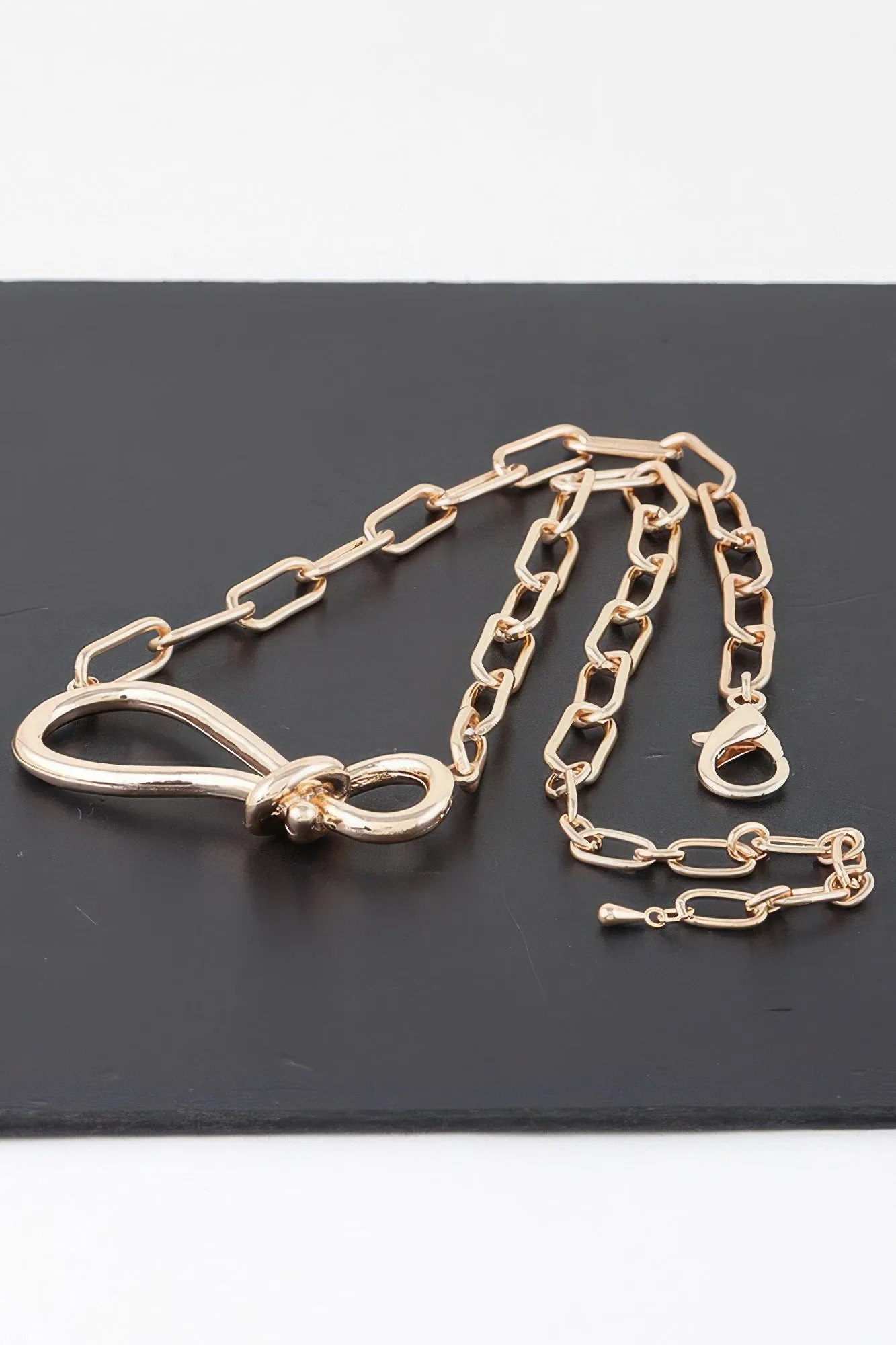 Knotted Up Chain Necklace