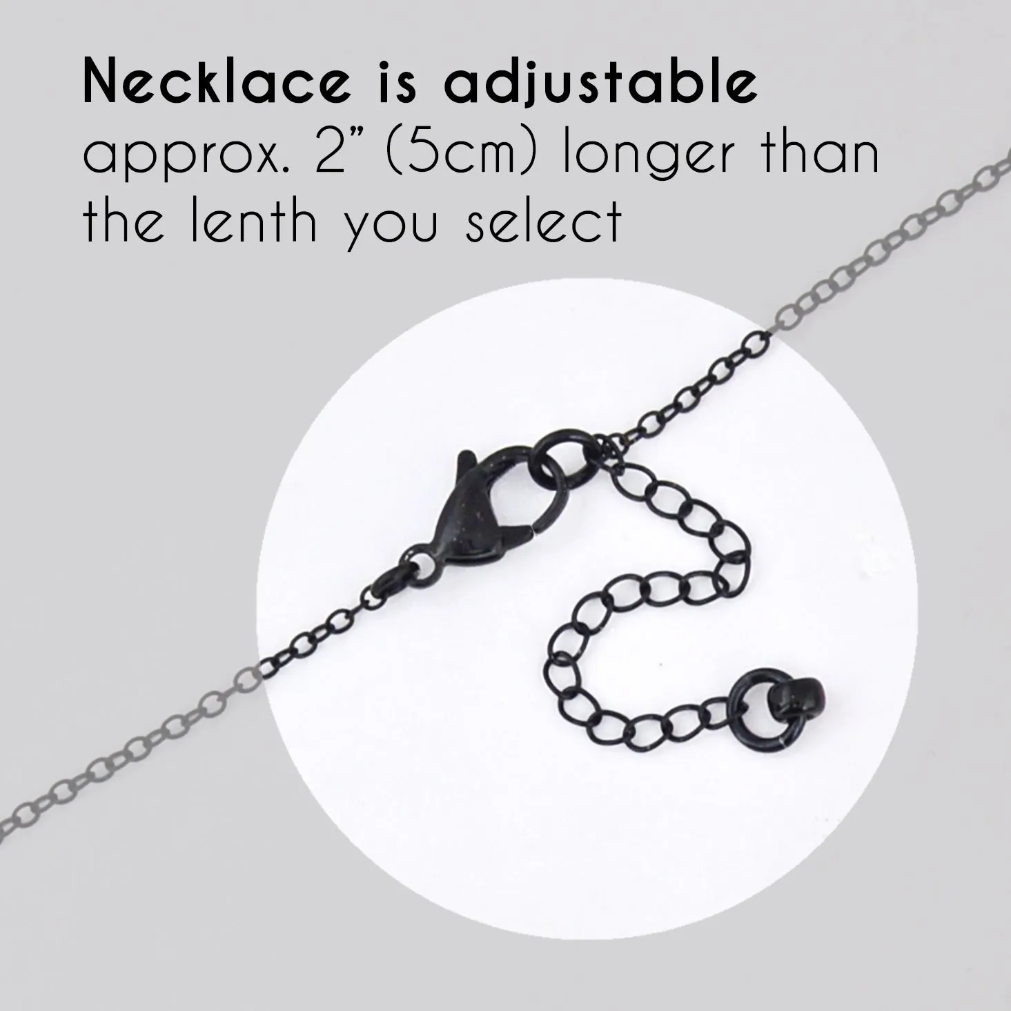 Knotted V Necklace - Black