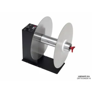 Labelmate Standard Heavy-Duty Rewinder - CAT-3-CHUCK-10