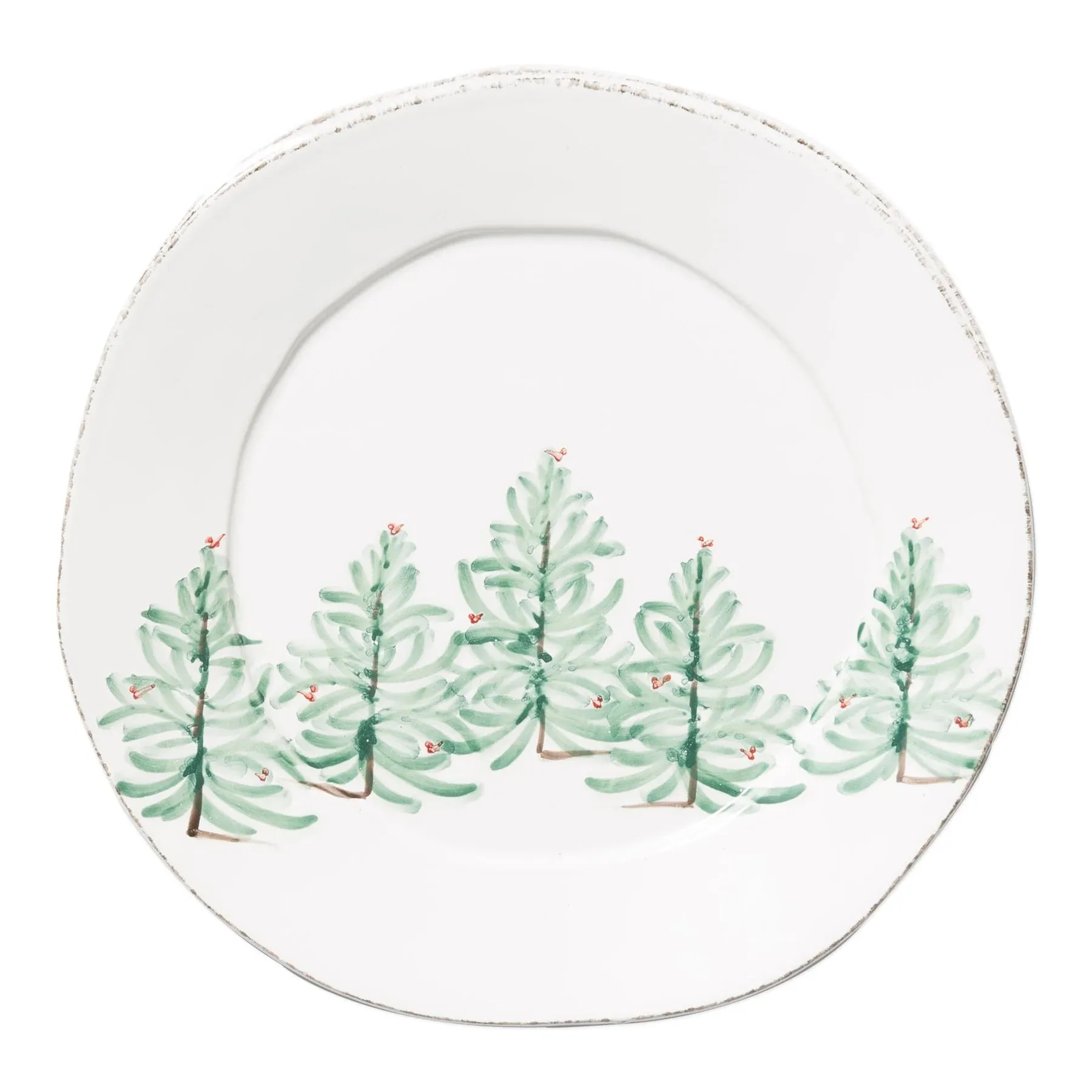 Lastra Holiday Round Ceramic Platter