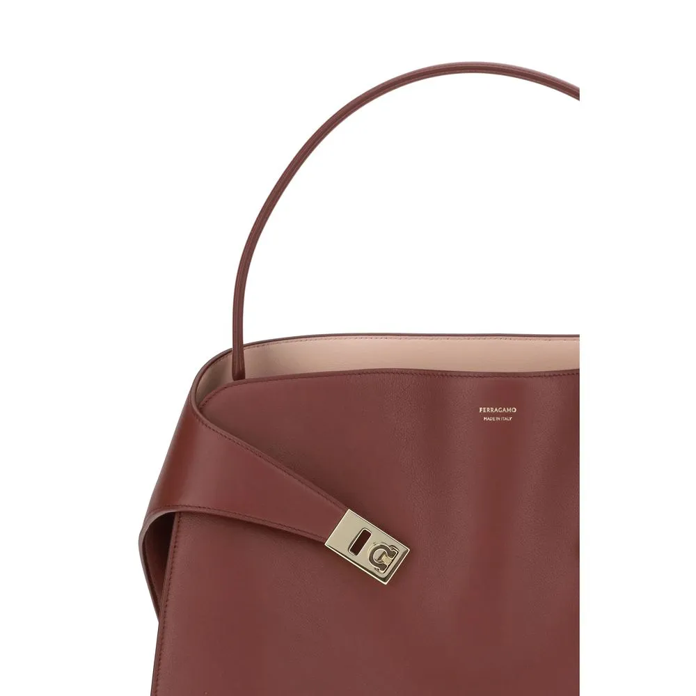 Leather Top Handbag