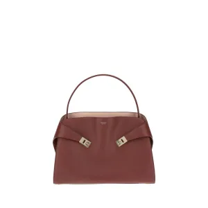 Leather Top Handbag
