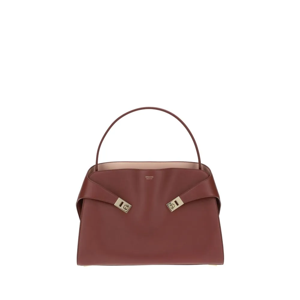 Leather Top Handbag