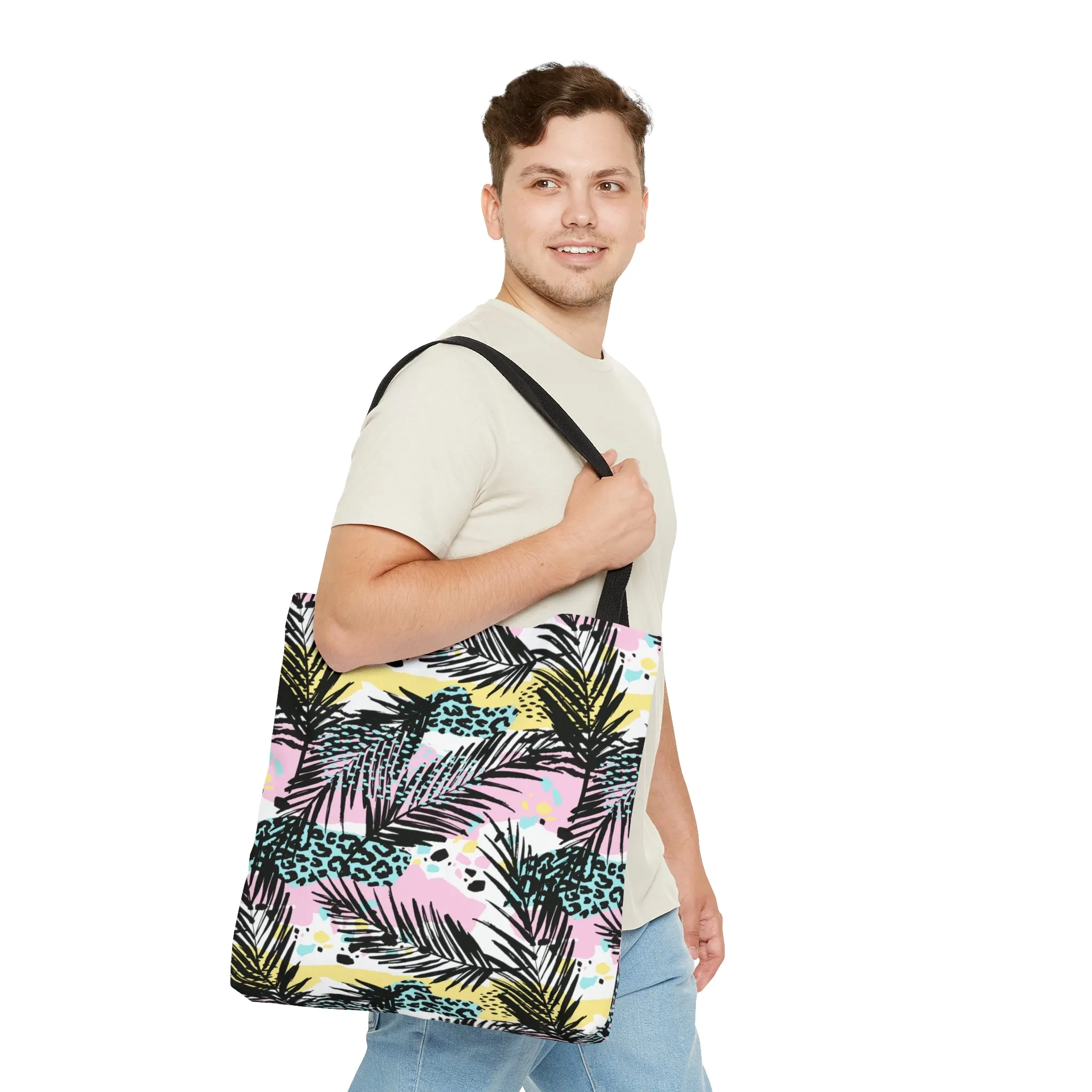 Leopard Palms Tote Bag