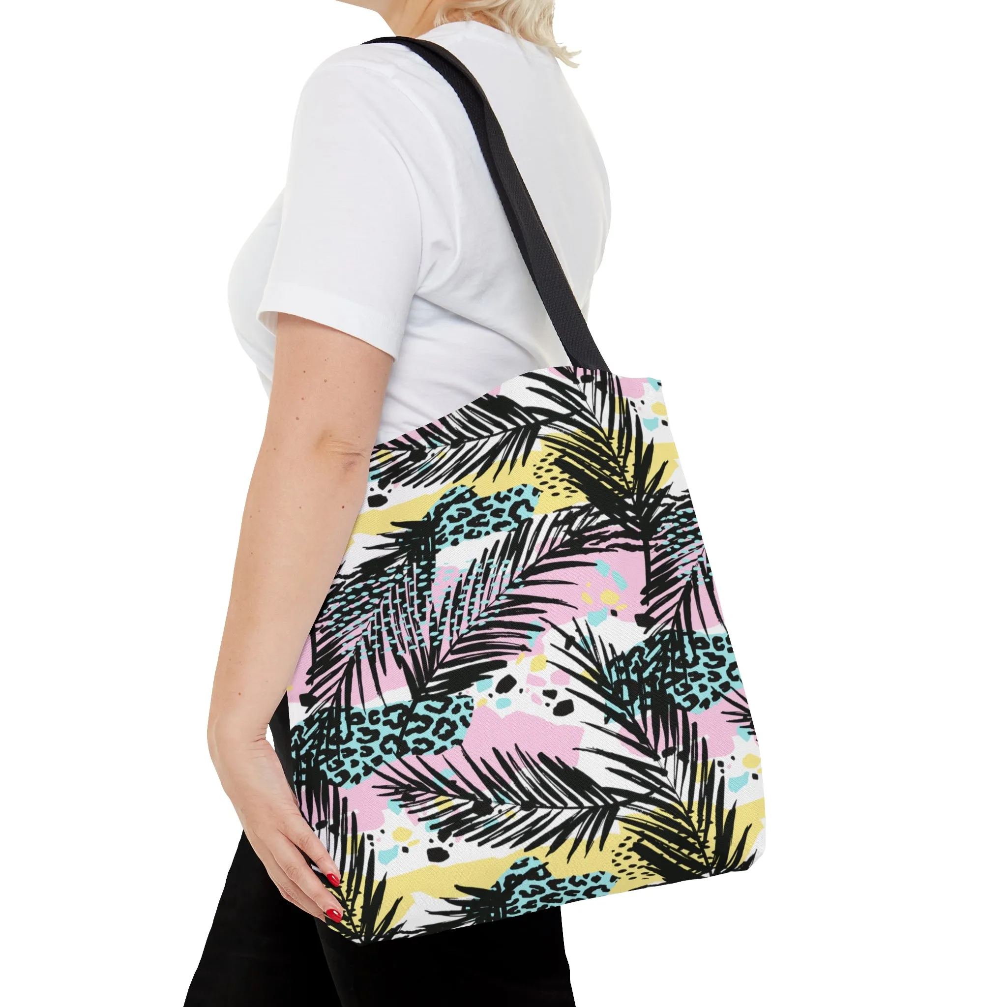 Leopard Palms Tote Bag