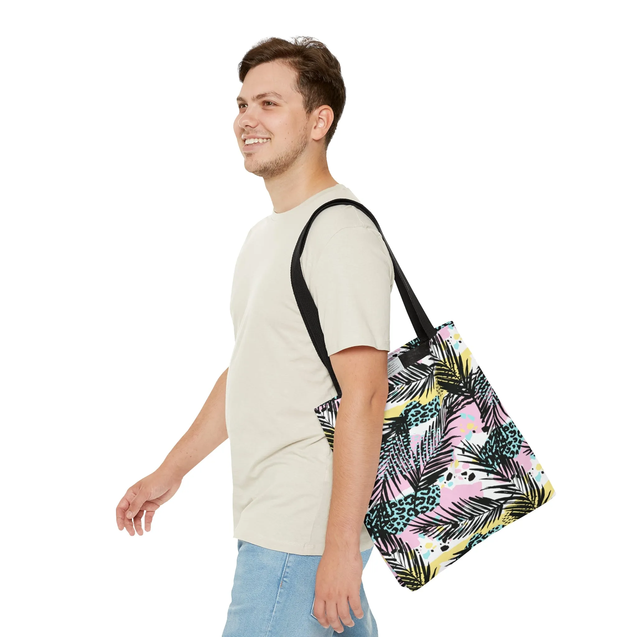 Leopard Palms Tote Bag