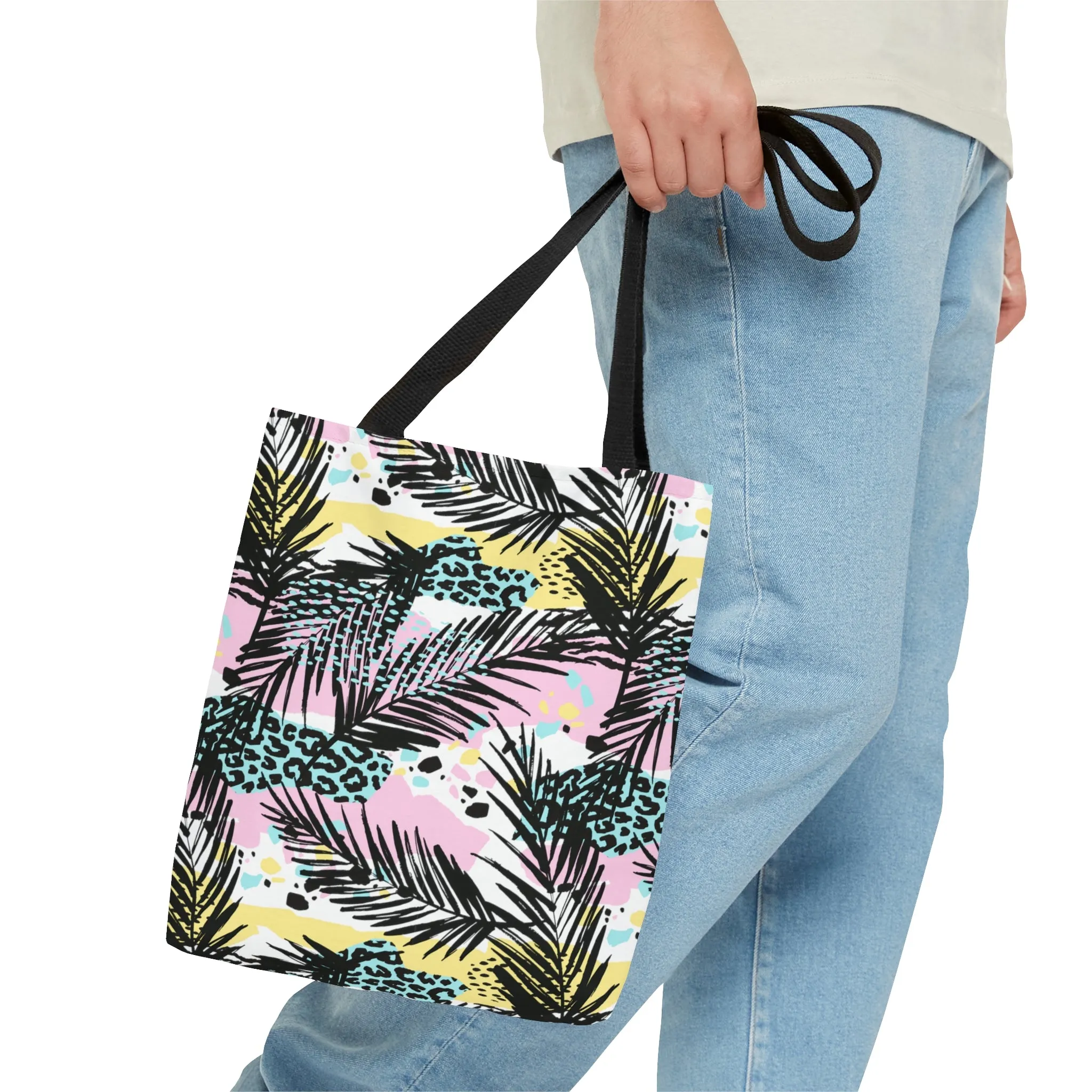 Leopard Palms Tote Bag