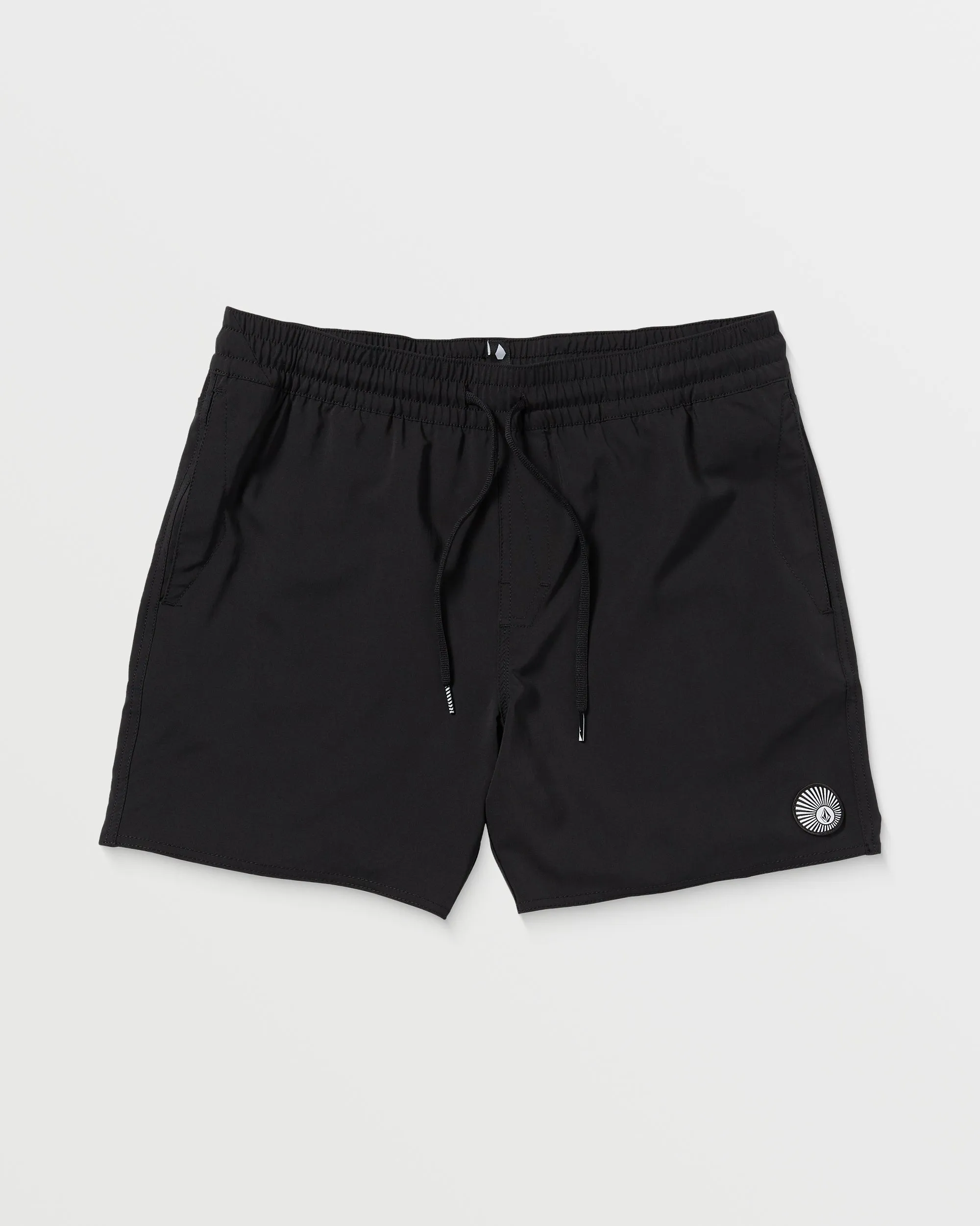 Lido Solid Trunk 16" Boardshort - BLACK