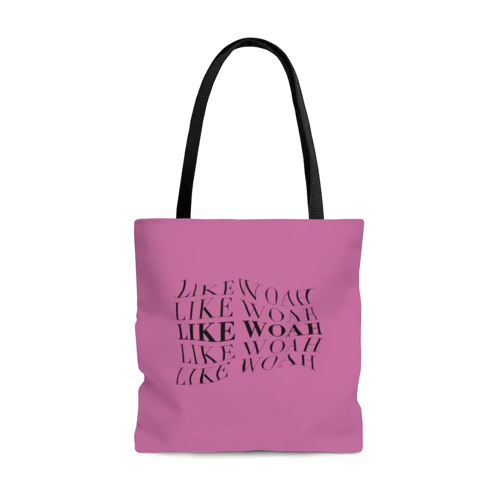 LIKE WOAH Tote Bag (Pink)