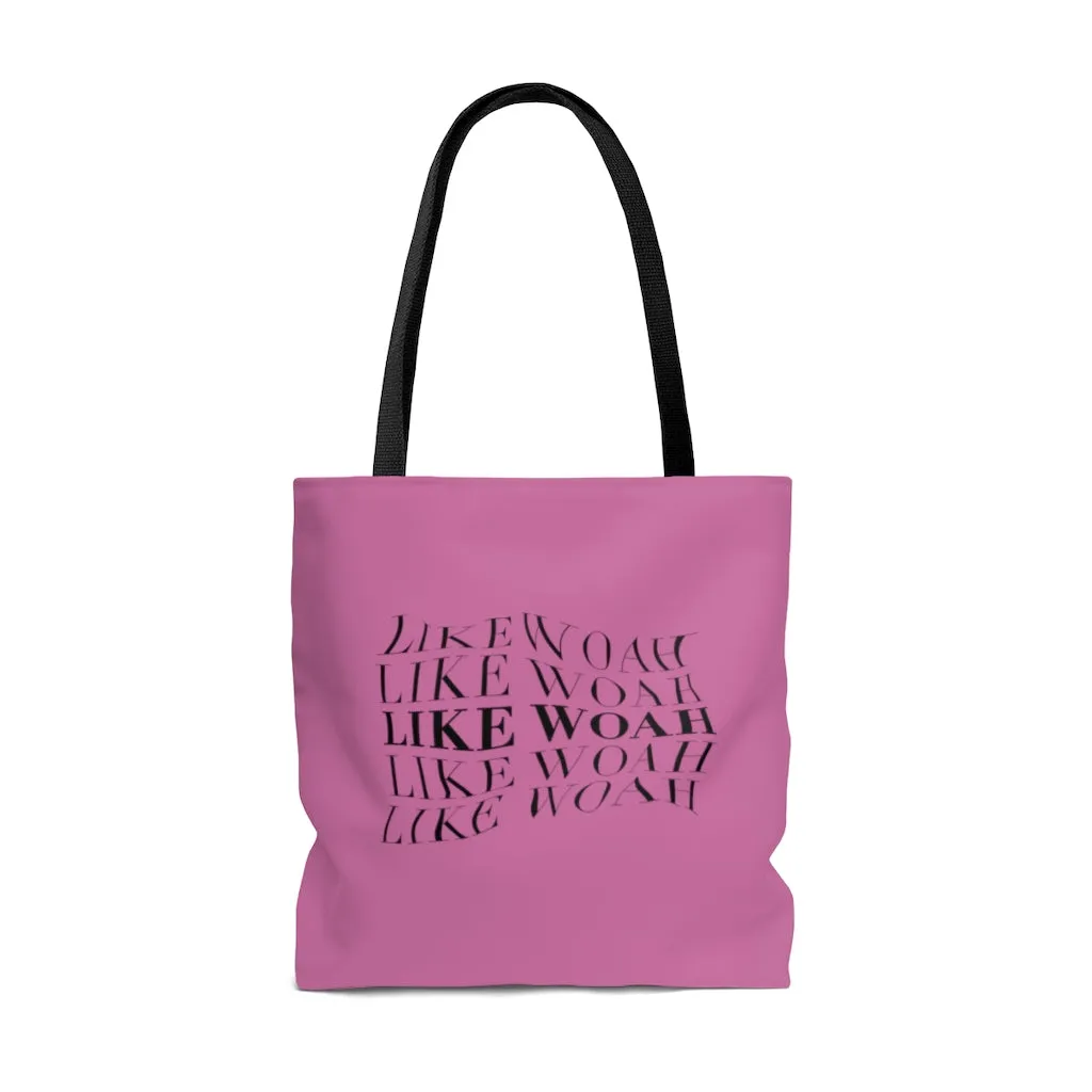 LIKE WOAH Tote Bag (Pink)
