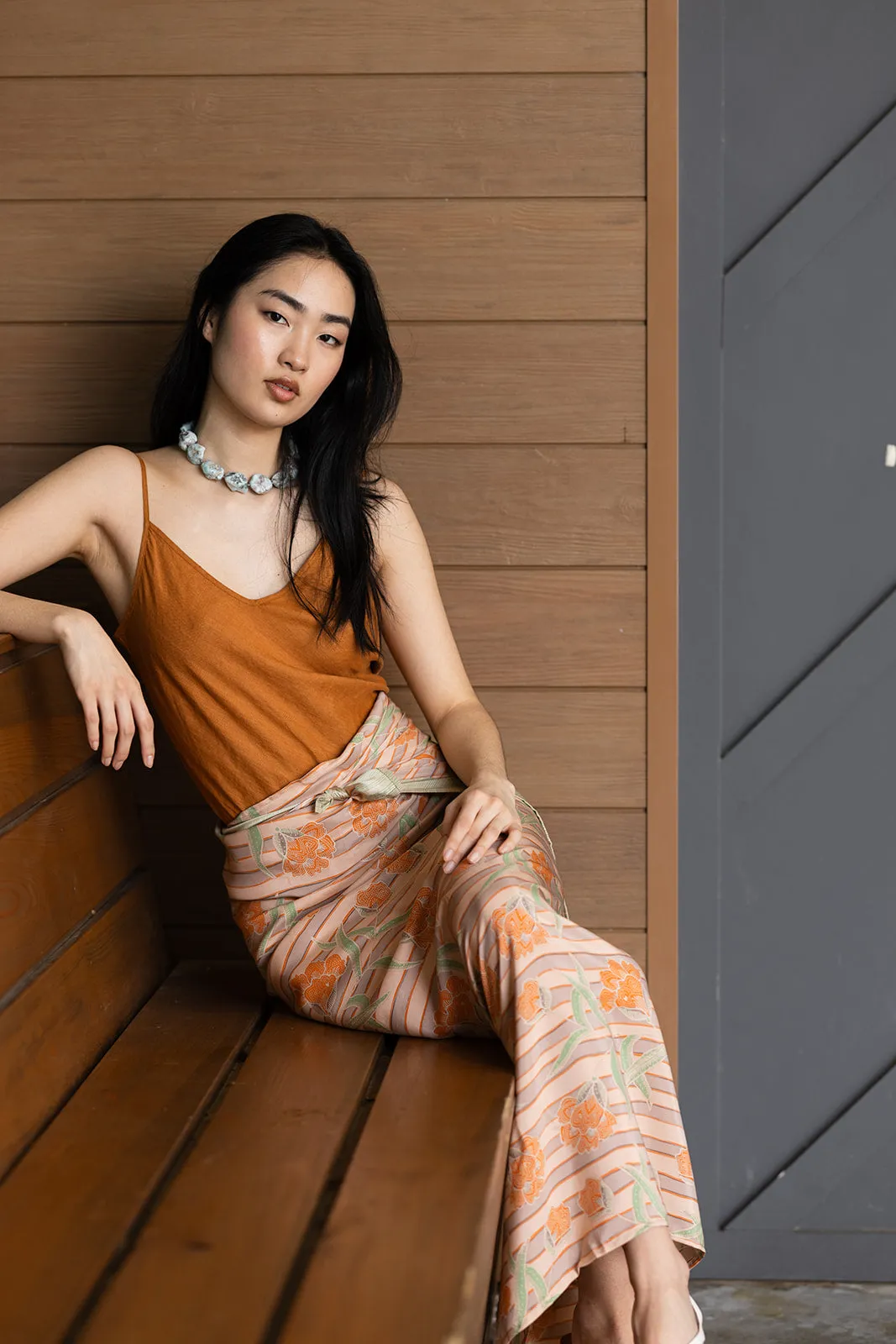 Linen Bias Cami