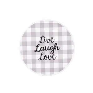 Live Laugh Love Sassafras Switchable Door Décor Insert,2idi1824