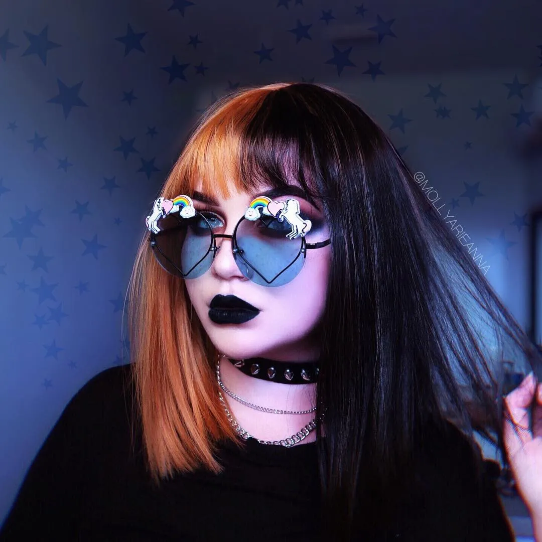 Lolita colorblock wigs yc20641