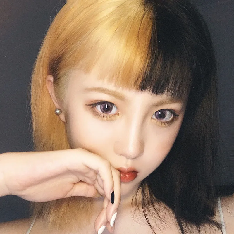 Lolita colorblock wigs yc20641