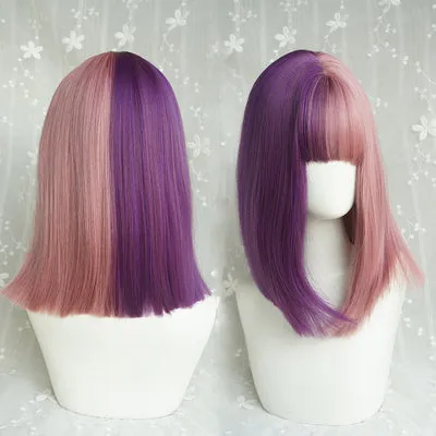 Lolita colorblock wigs yc20641