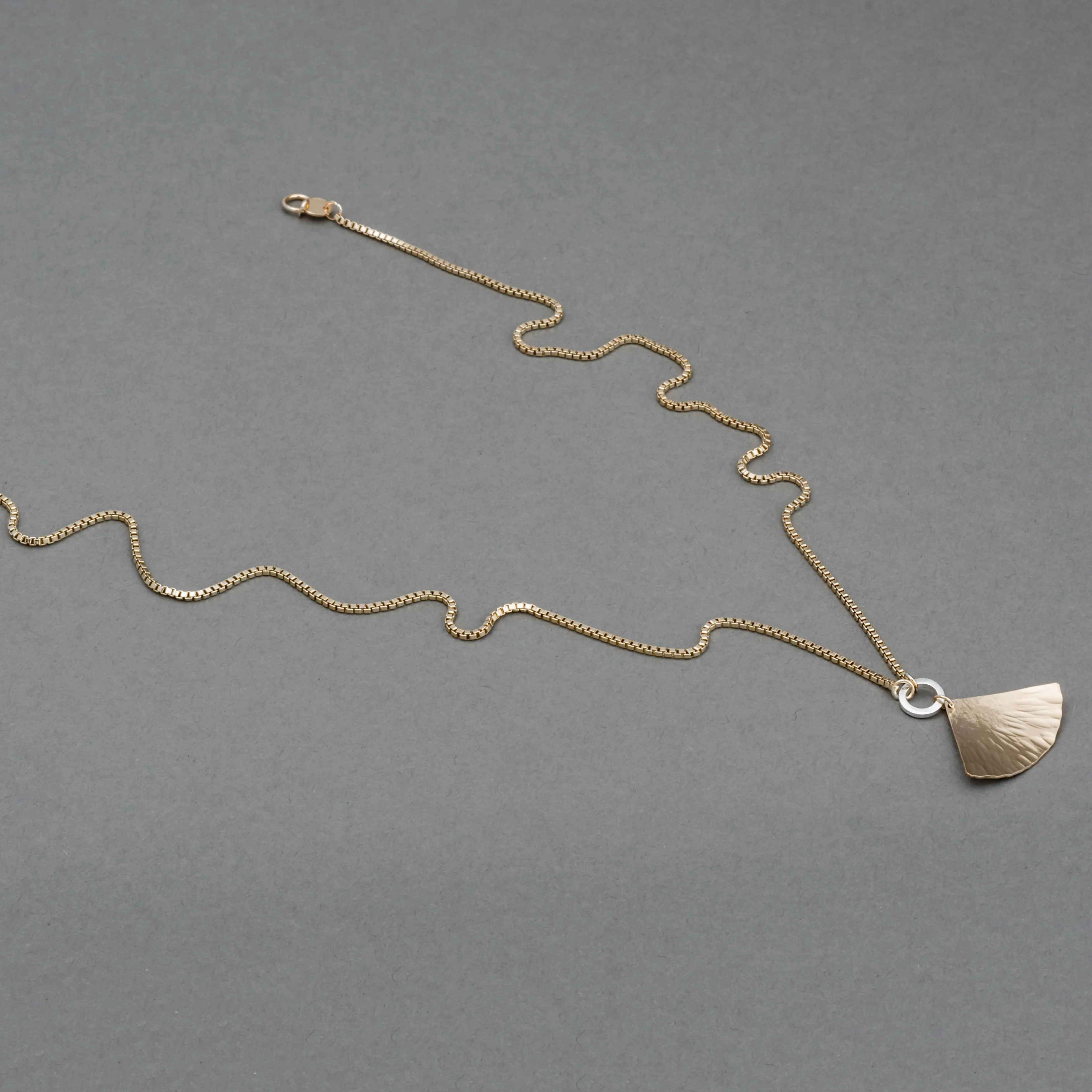 LOTUS FAN NECKLACE