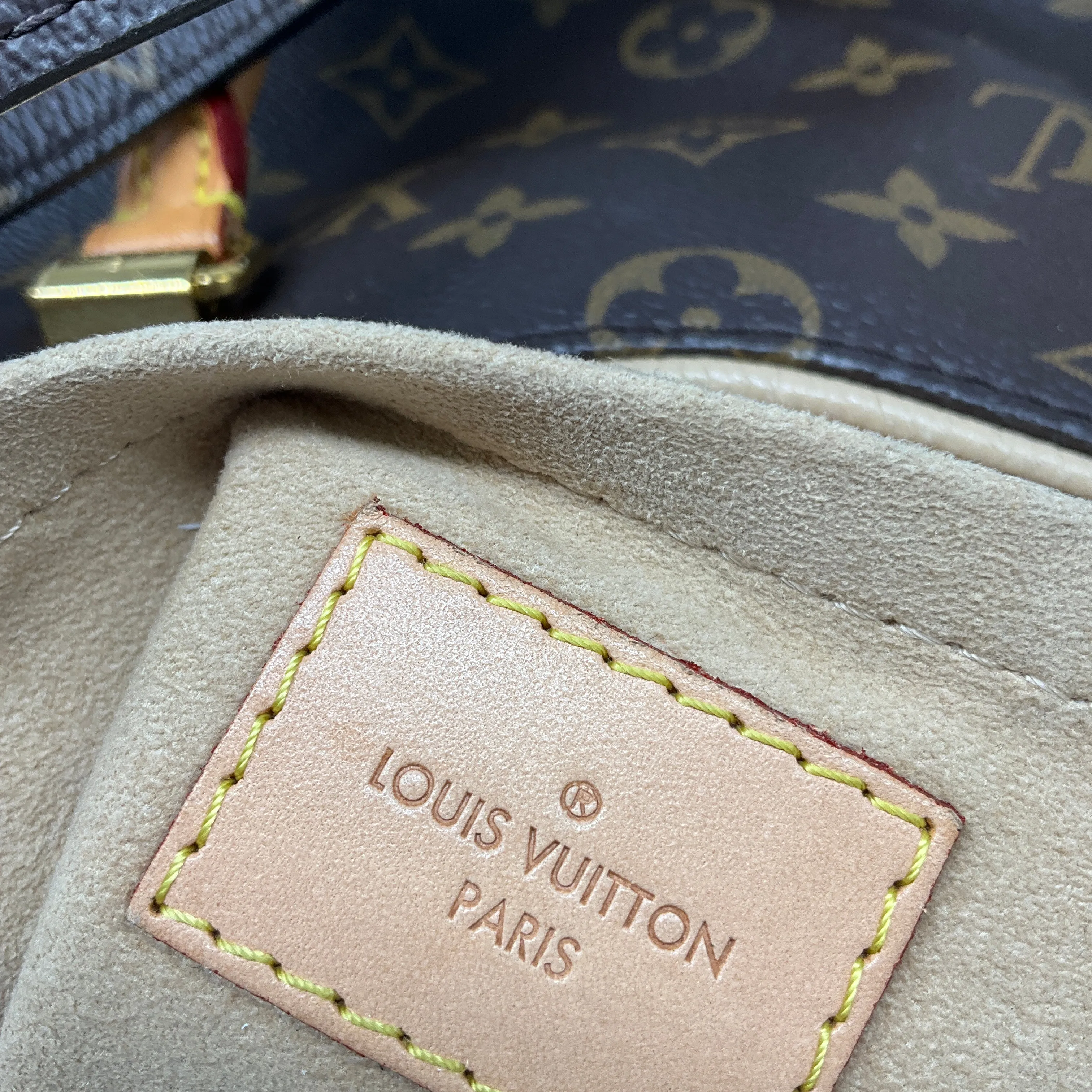 Louis Vuitton Brown Monogram Canvas Pallas Handbag