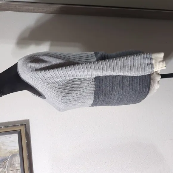 Madewell Colorblock Linear Stitch Sweater