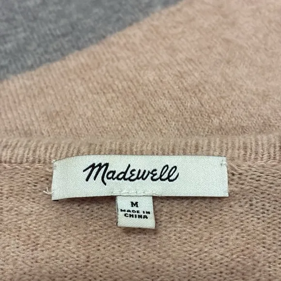 Madewell Kent Colorblock alpaca/merino wool blend Cardigan from Bloomingdale’s