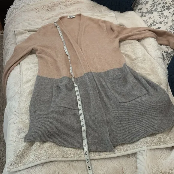 Madewell Kent Colorblock alpaca/merino wool blend Cardigan from Bloomingdale’s