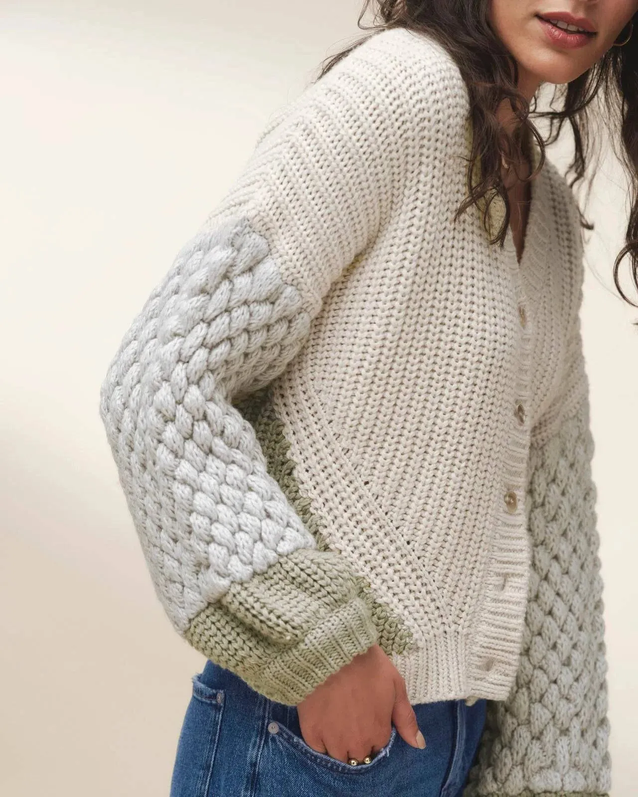 Margo Cardigan by Splendid | White Sand/Dew
