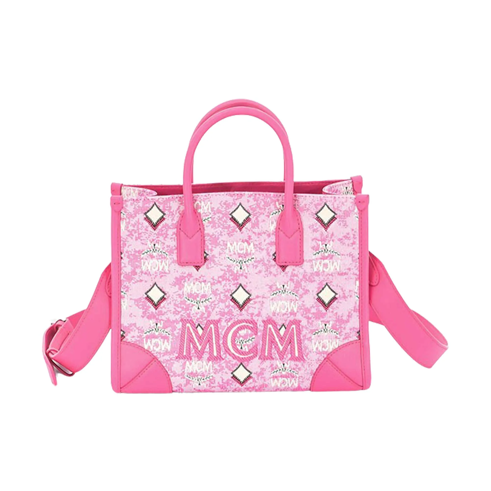 MCM München Tote in Vintage Monogram Jacquard