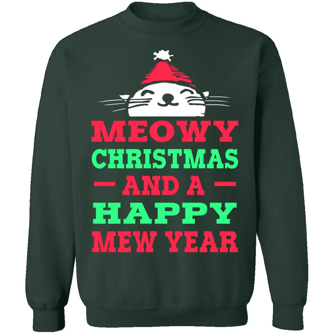 Meowy Christmas And Mew Year T-Shirt