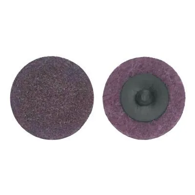 Merit Abrasives PowerLock Buffing Discs-Type III, 3", 80 Grit, Medium, 08834166291