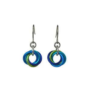 Mini Knot Earrings - Caribbean