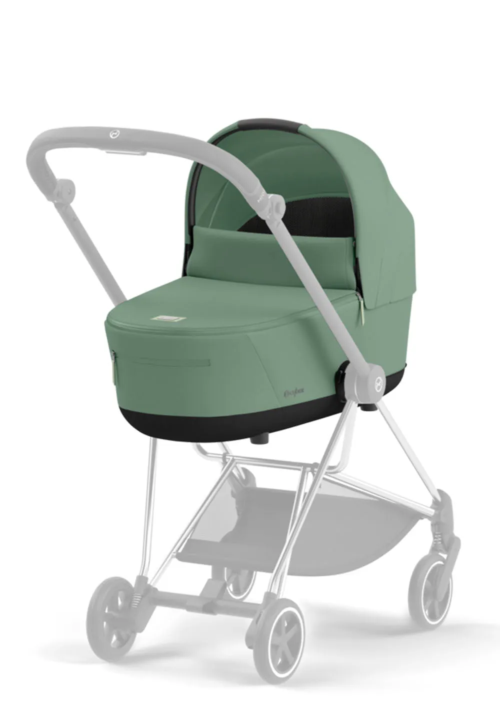 Mios Babywanne Lux Carry Cot 'Comfort' Leaf Green