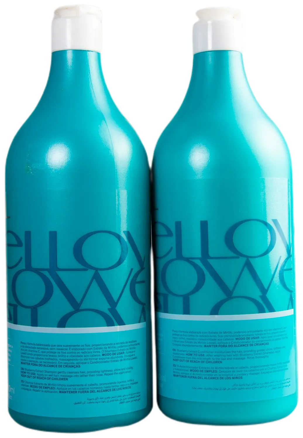 Mirtilo Extract Shampoo and Conditioner Complex Care Hair Kit 2x1000ml - Lowell