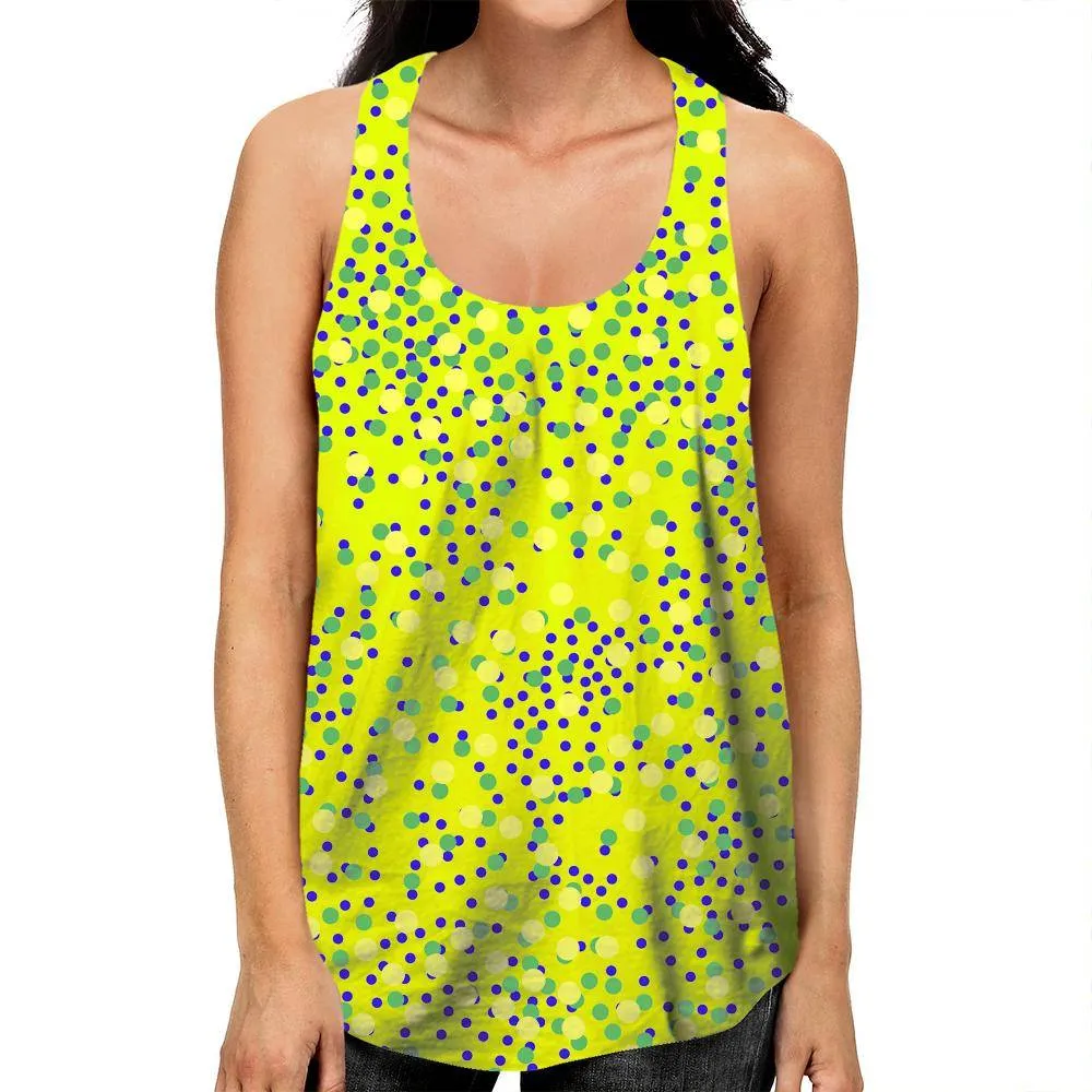 Mixed Dots Racerback