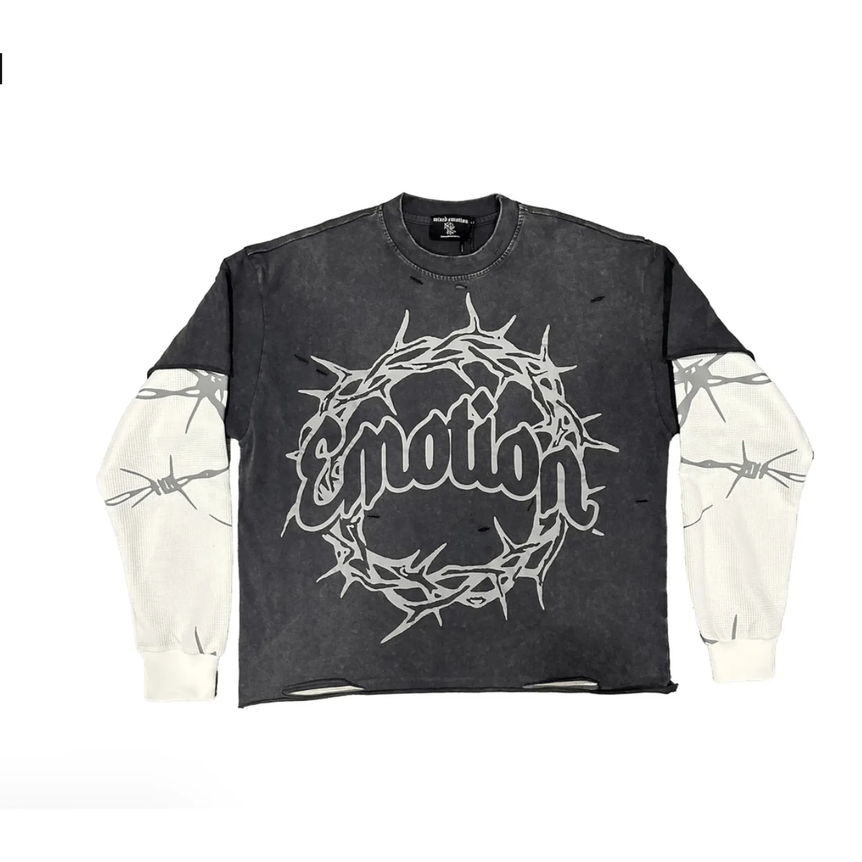 Mixed Emotion Barbed Wire thermal Long Sleeve